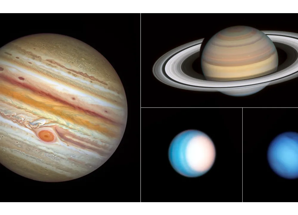 planets through a telescope