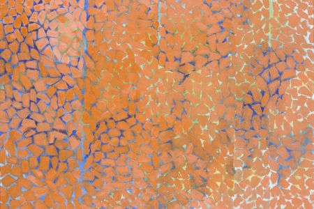 Alma Thomas, Autumn Leaves Fluttering in the Breeze, 1973, acrylic on canvas, Smithsonian American Art Museum, Bequest of the artist, 1980.36.9