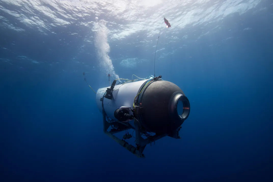 Titan underwater