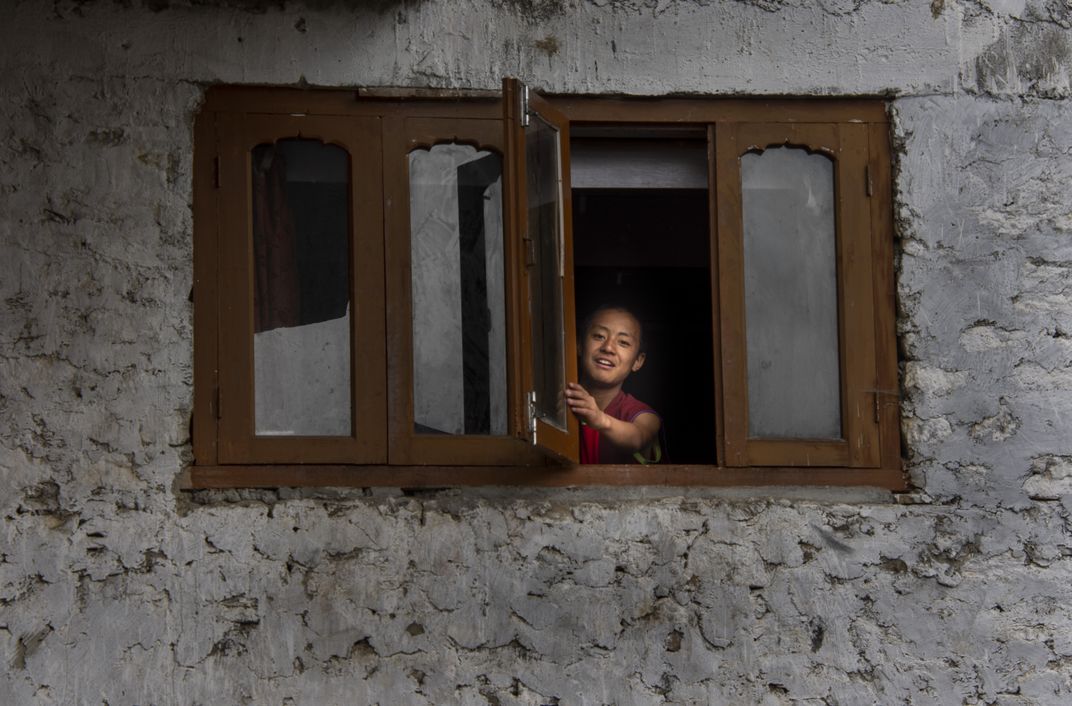 Shy Monk | Smithsonian Photo Contest | Smithsonian Magazine