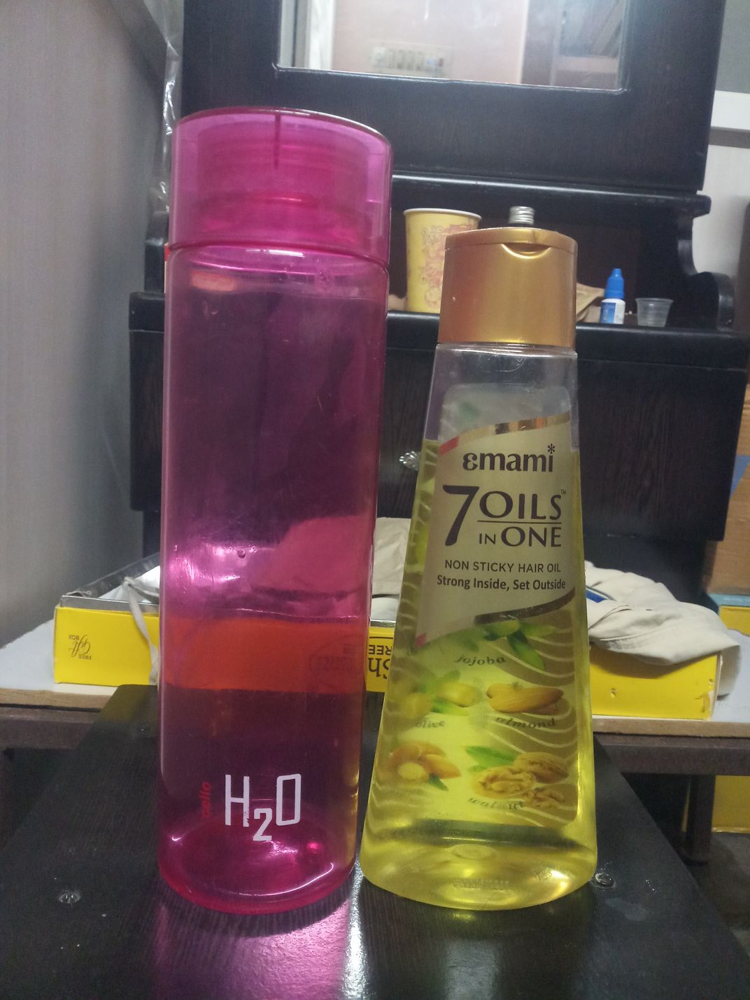 2 bottles with different materials Smithsonian Photo Contest