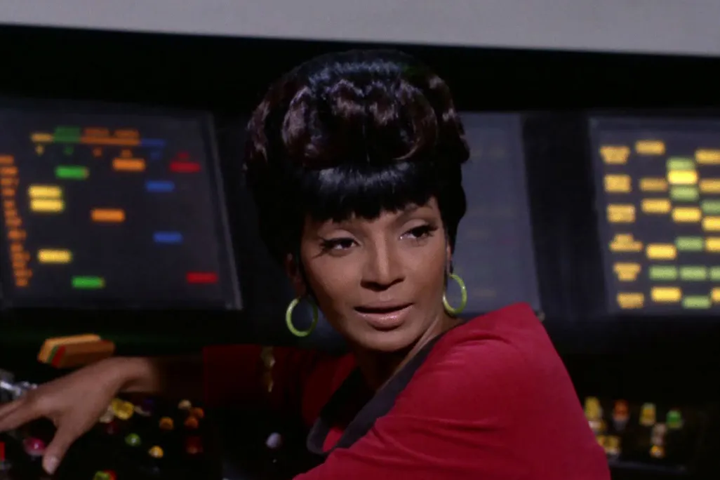 Actress Nichelle Nichols in Star Trek
