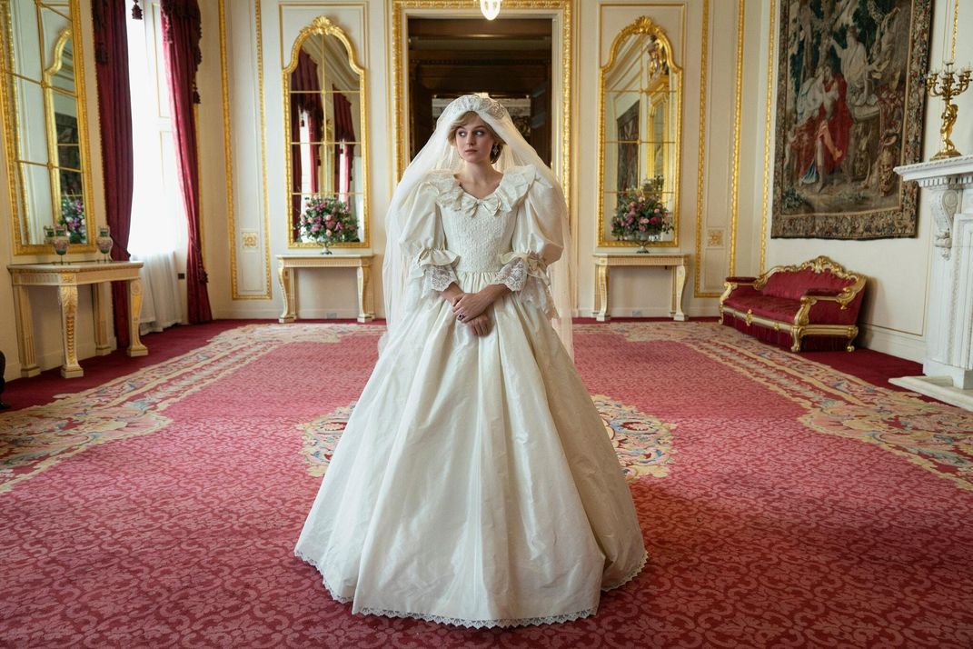 Emma Corrin as Princess Diana in "The Crown"