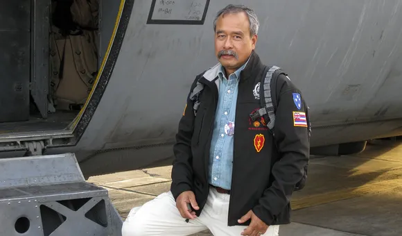 Specialist Allen Kale‘iolani Hoe (U.S. Army retired), the son and grandson of veterans and a Gold Star father, serves on the advisory committee of the National Native American Veterans Memorial. (Courtesy of Allen Hoe)