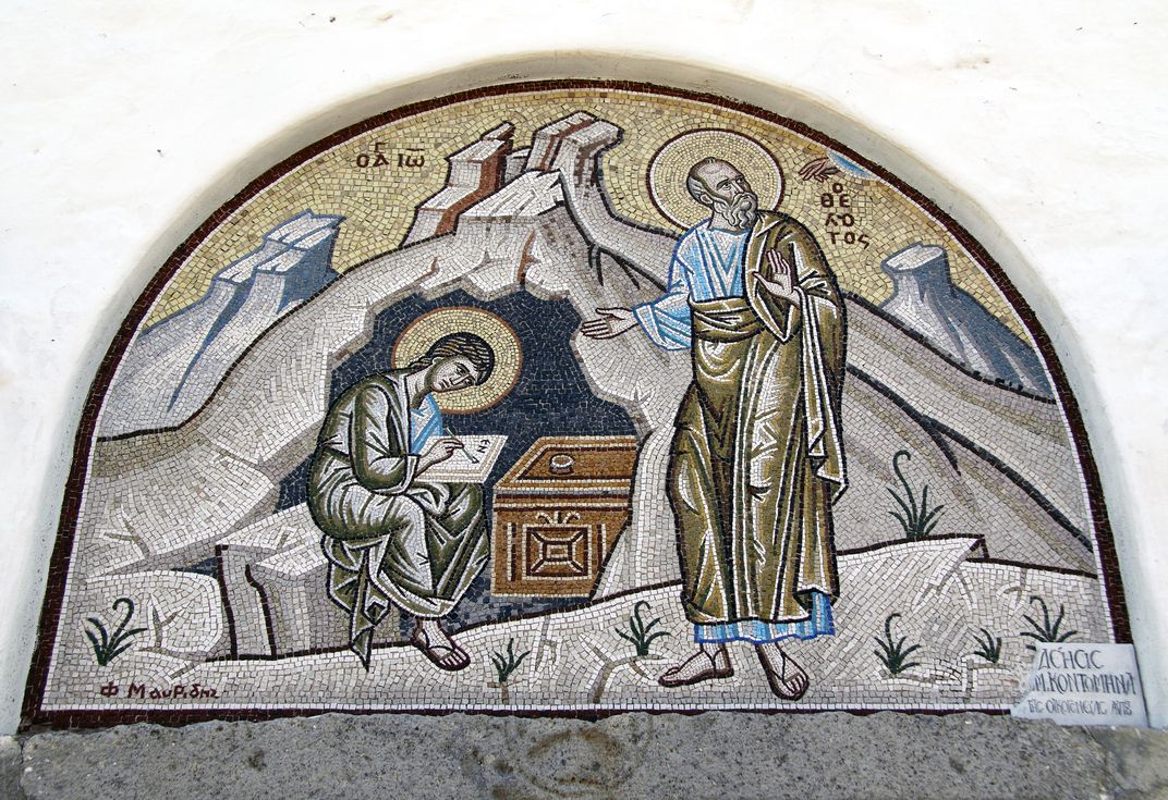Mosaic at the Monastery of St. John, Patmos