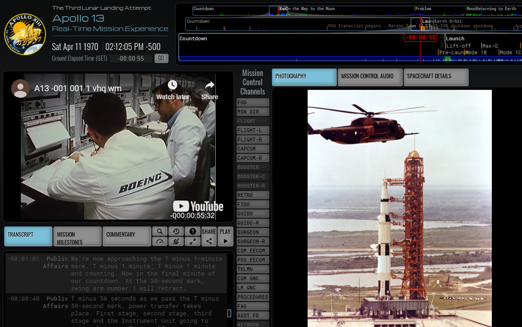 Relive the Drama of Apollo 13 in Real Time, As It Happened
