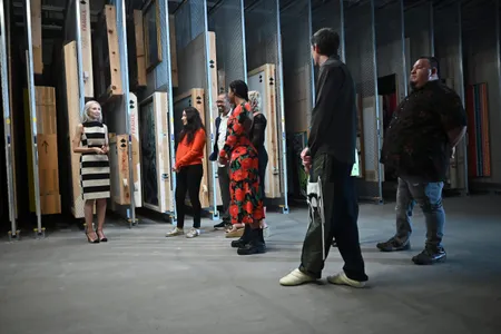 The artists compete in a series of weekly competitions in "The Exhibit."