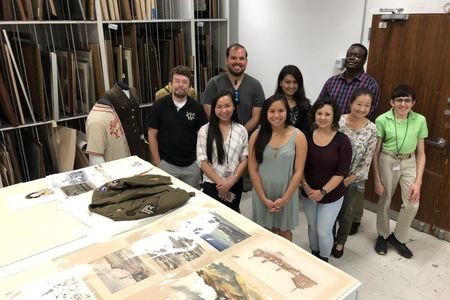 Through co-creation efforts with K-12 educators and Asian American community partners, the National Veterans Network, elementary and middle school educators, Asian Pacific American Center interns and National Museum of American History staff, learn more about the stories behind objects. (Smithsonian Asian Pacific American Center)