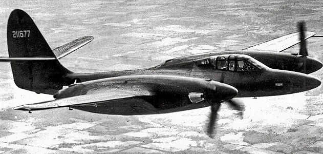 Blended wing-body visionary James McDonnell sculpted the XP-67 in the early 1940s, promising a speed of more than 400 mph.