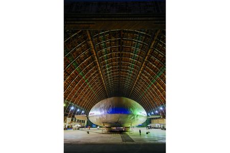 Inside a World War II-era blimp hangar in Tustin, California, the future of aviation is preparing for liftoff.
