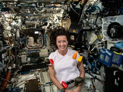For the Deep Space Food Challenge, teams were asked to design food production technology that would support a crew of four astronauts during long-term space missions without resupplying and achieve the most outstanding amount of food output with minimal inputs and virtually no waste. (Pictured: NASA Astronaut Megan McArthur aboard the ISS)
&nbsp;