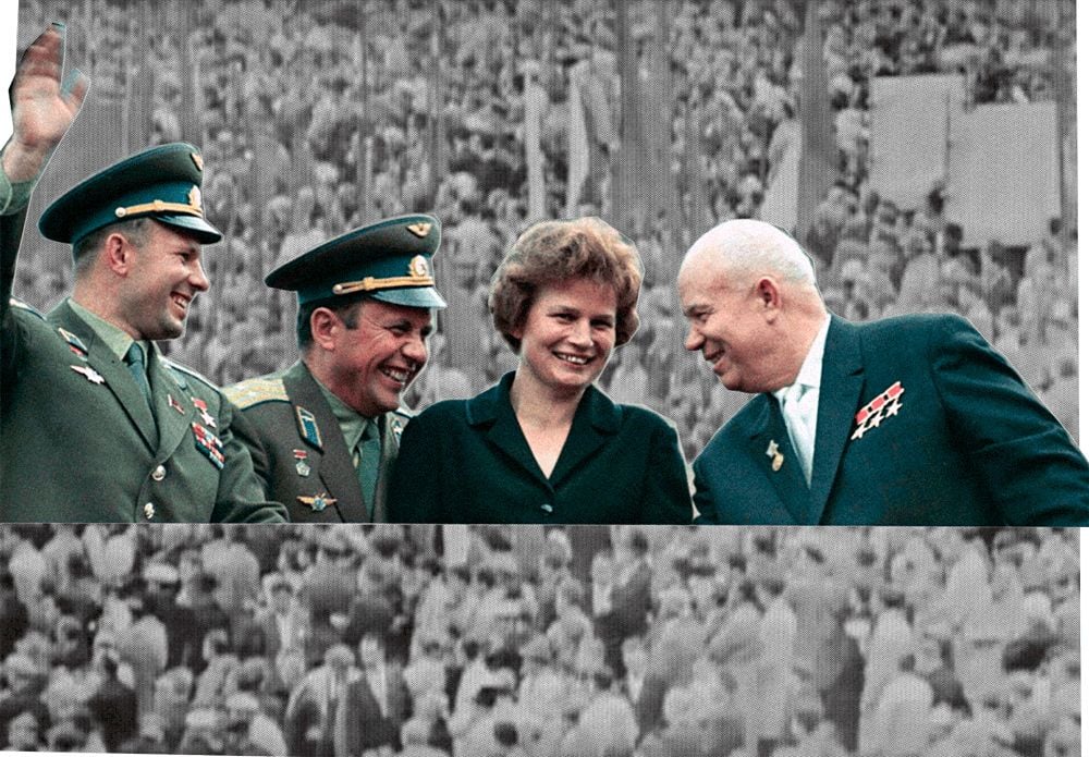 Tereshkova With Khrushchev