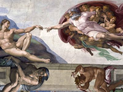 Michelangelo,&nbsp;The Creation of Adam, 1511