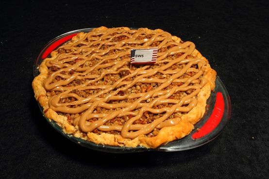 A shot of the winning pie