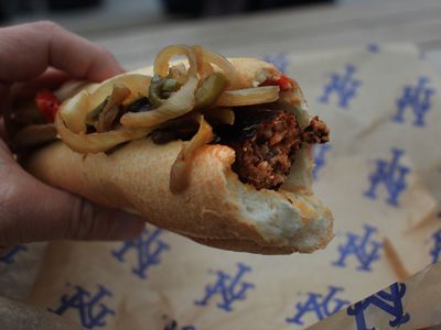 A Citi Field hotdog. How does it compare with your home ballpark's?