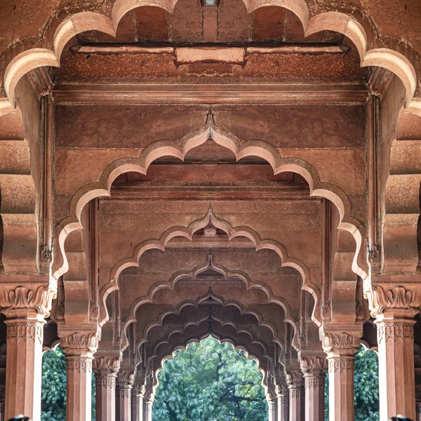 Arches of Qutub Complex & Qutub Minar in New Delhi, India thumbnail