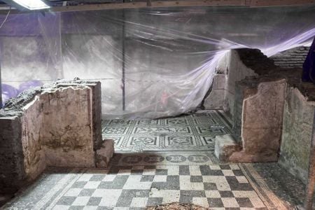 Archaeologists unearthed a 14-room home, likely used by a commander of Emperor Hadrian's Praetorian Guard, back in March