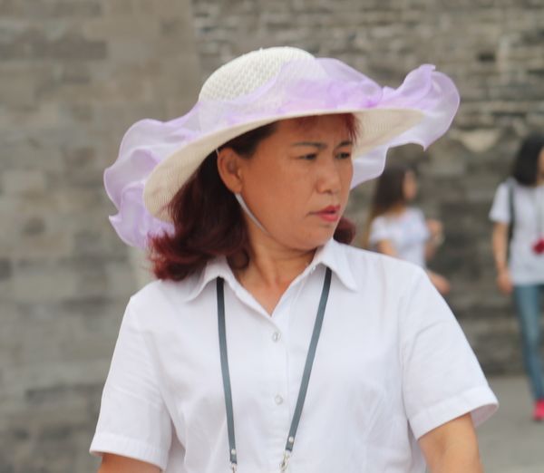 Woman with Hat at Forbidden City thumbnail