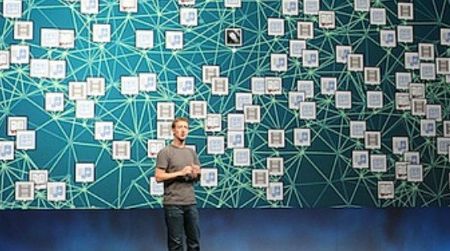 Facebook CEO Mark Zuckerberg pitches the power of frictionless sharing.