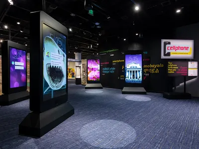 &quot;Cellphone: Unseen Connections&quot; at the Smithsonian&#39;s National Museum of Natural History walks through every aspect of the technology.
