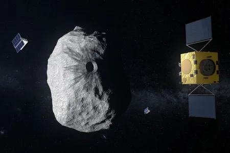After DART smashes into an asteroid, the Hera spacecraft will analyze the impact. 
