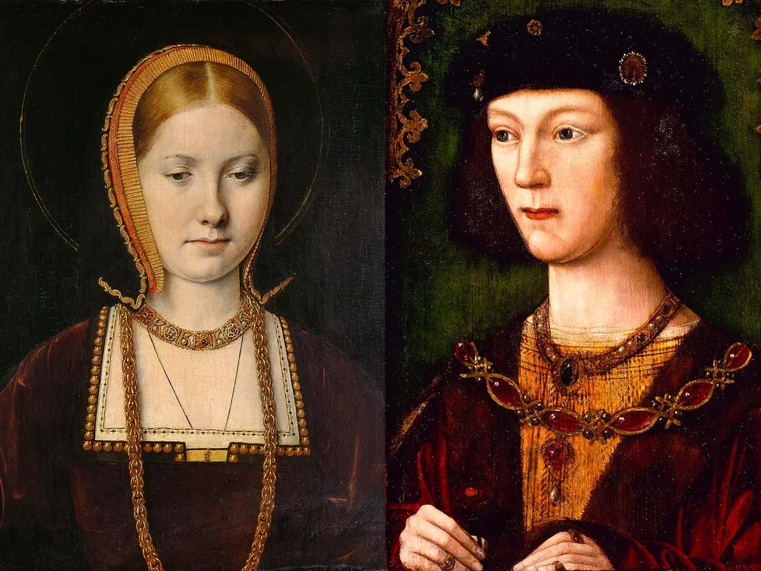 Young Catherine of Aragon and Henry VIII