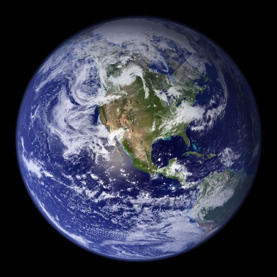 The blue marble