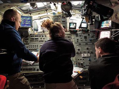Final Four Atlantis flight crew