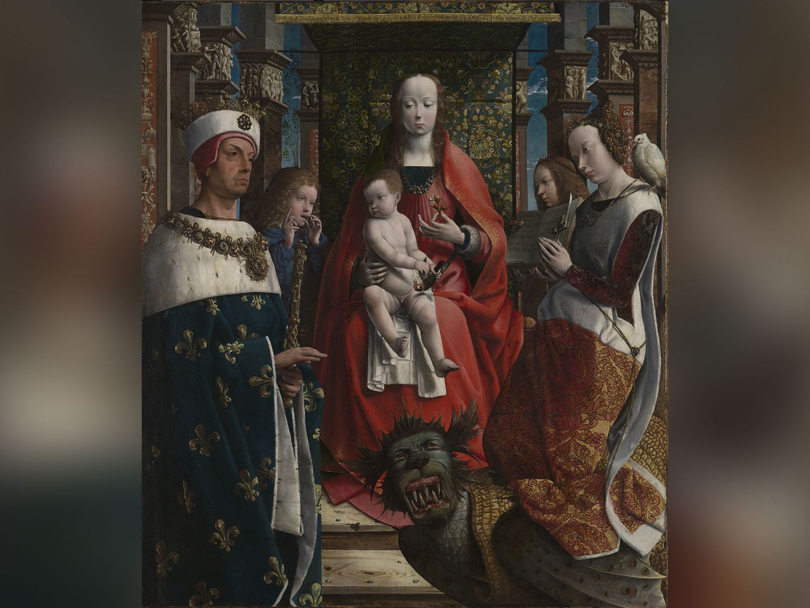 Who Created This Peculiar Painting of a Drooling Dragon? Nobody Knows ...