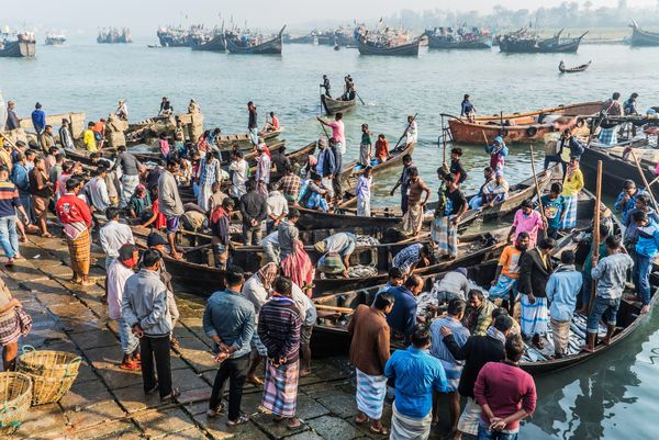 A Busy Fishing Port at Coxs Bazar thumbnail