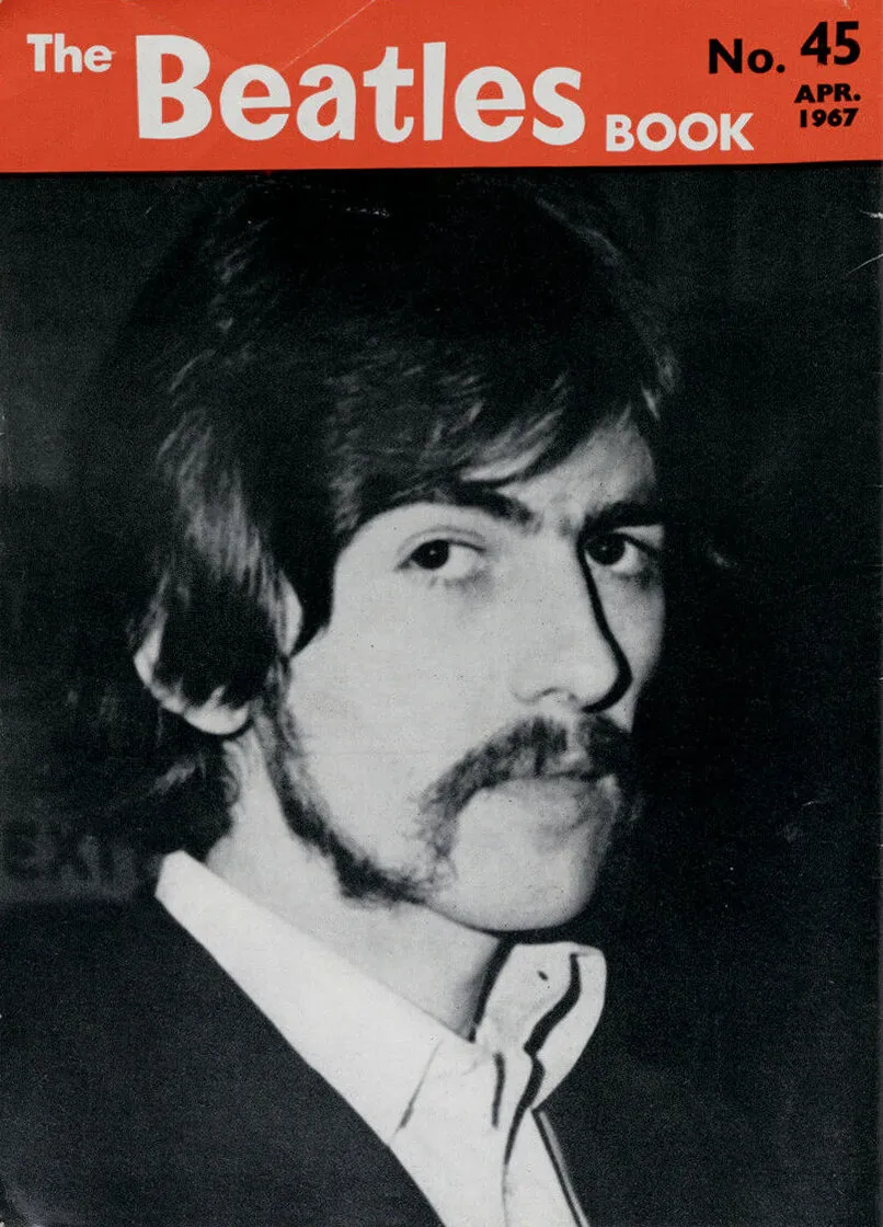 Photo of George Harrison on The Beatles Book
