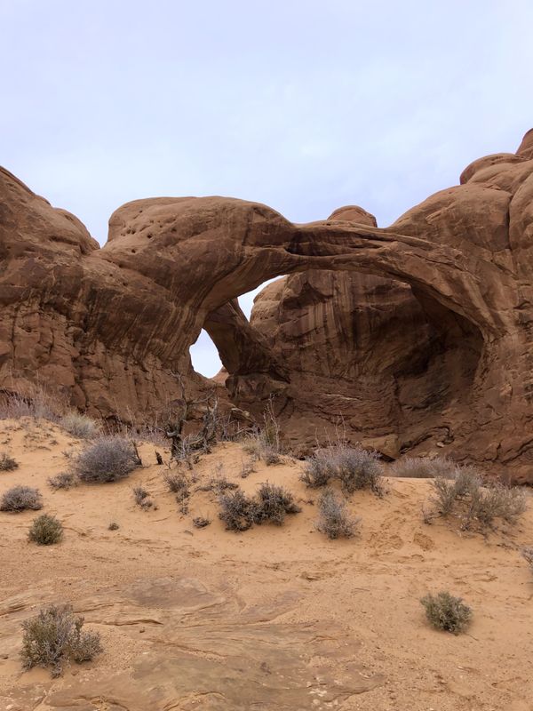 Double Arch in Arches National Par, Utah thumbnail