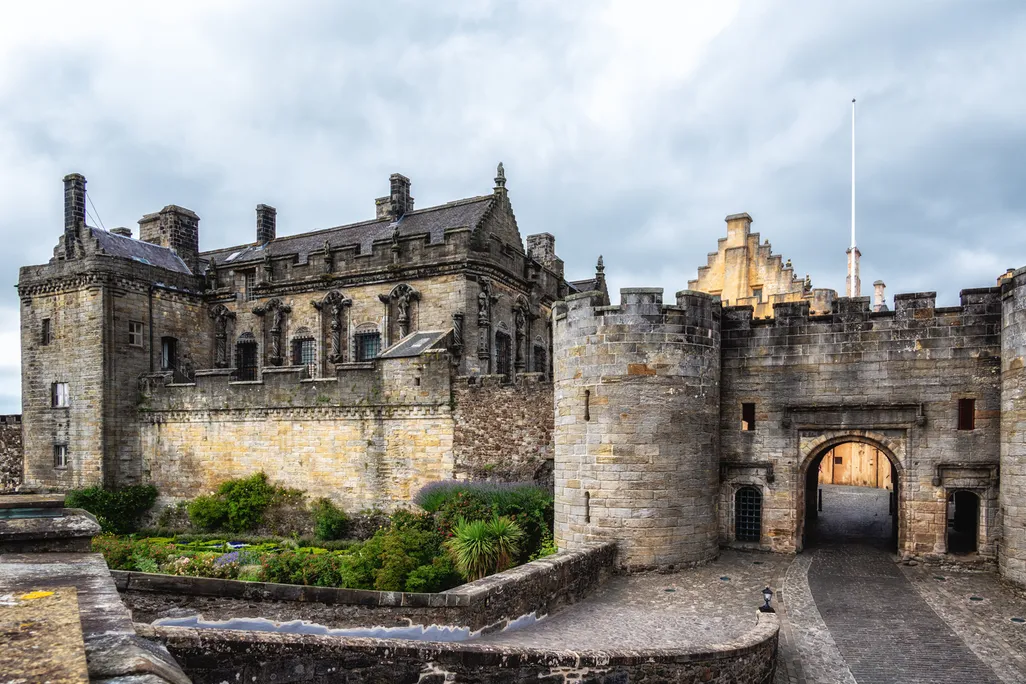 A modern-day view of Stirling Castle, the Scottish stronghold where the skeleton was found in 1997