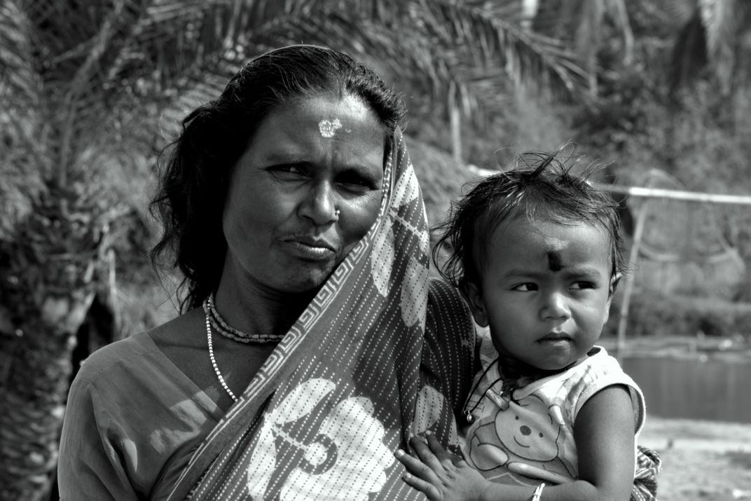 Mother & her child..........at a village near Sundarban, India ...