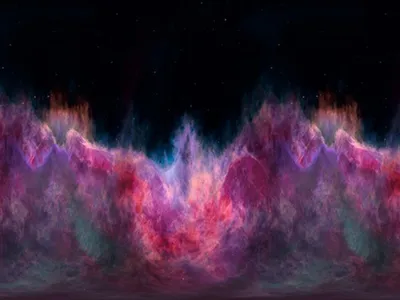 An image of a nebula used in "The Hubble Cantata."