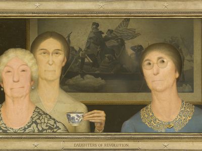 Wood took aim at the Daughters of the American Revolution