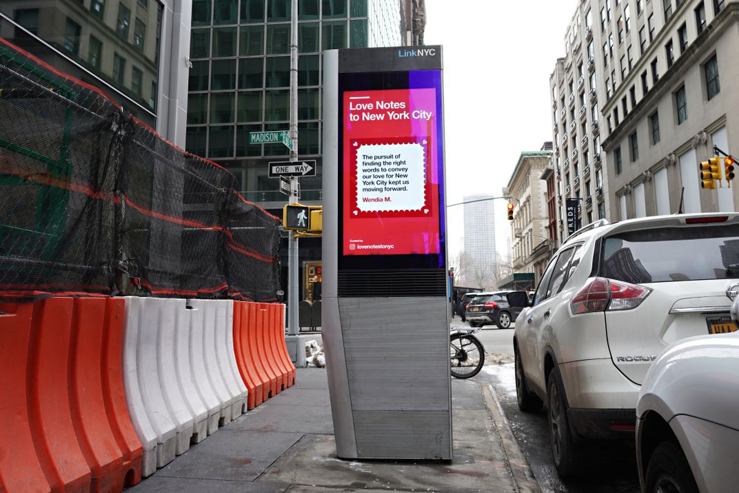 LinkNYC booth in New York City