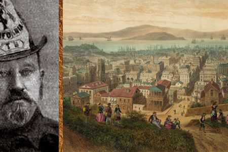 The fireman Tom Sawyer was lionized by local reporters for battling the “flames which destroyed the . . . landmarks of a boom town.”