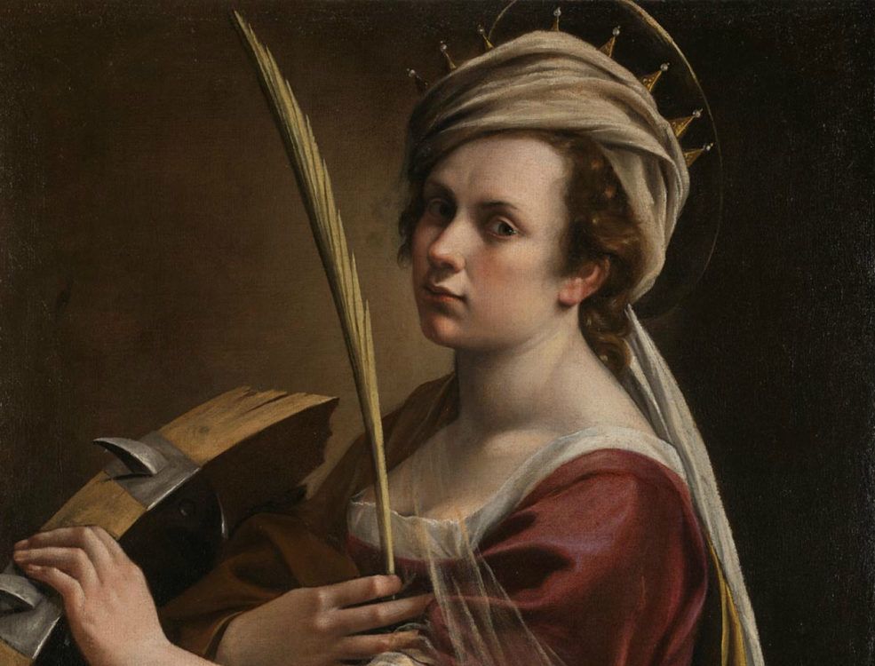 Artemisia Gentileschi Self-Portrait as Saint Catherine of Alexandra