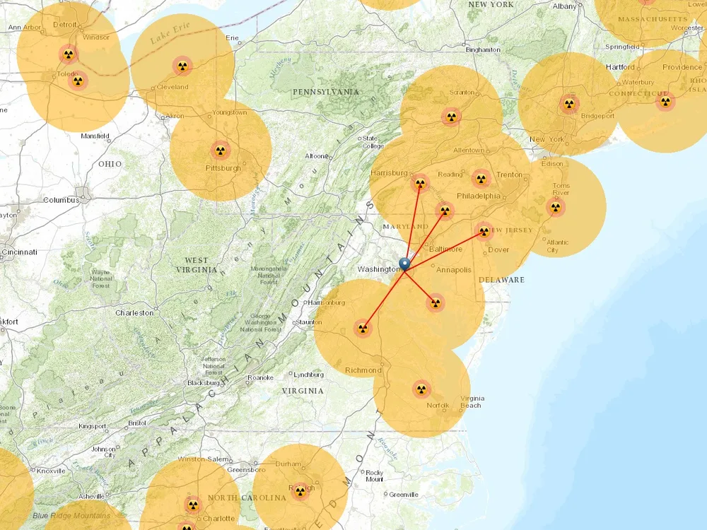 nuclear power plant explosion effects