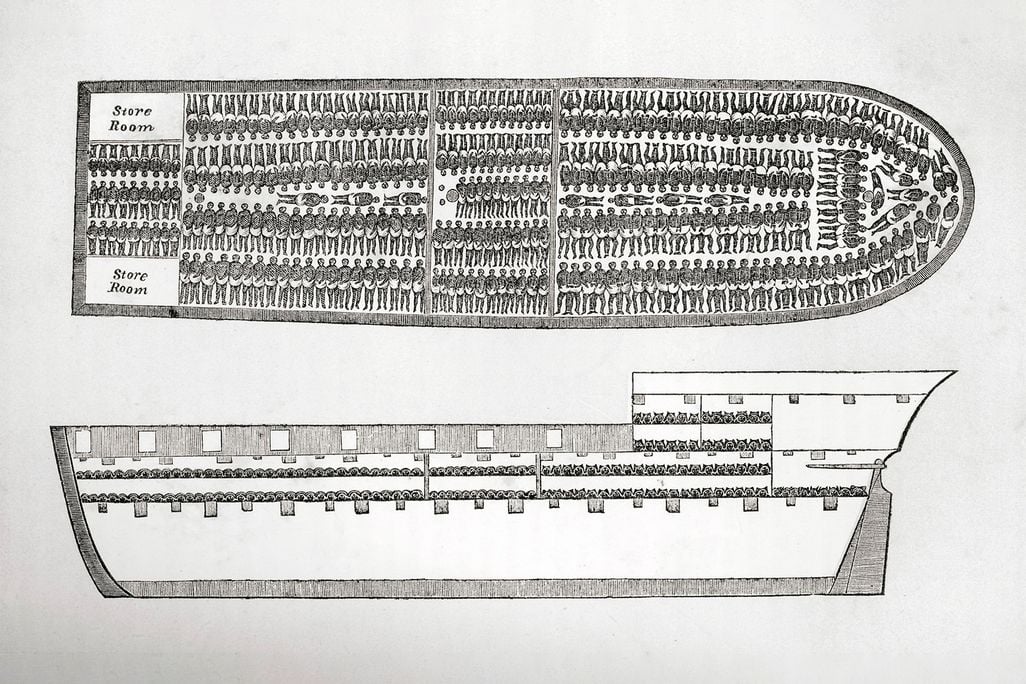 Slave ship diagram