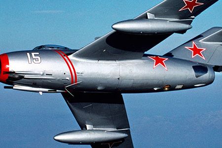 During the Korean War, the first Soviet combat jet ended B-29 daytime raids.