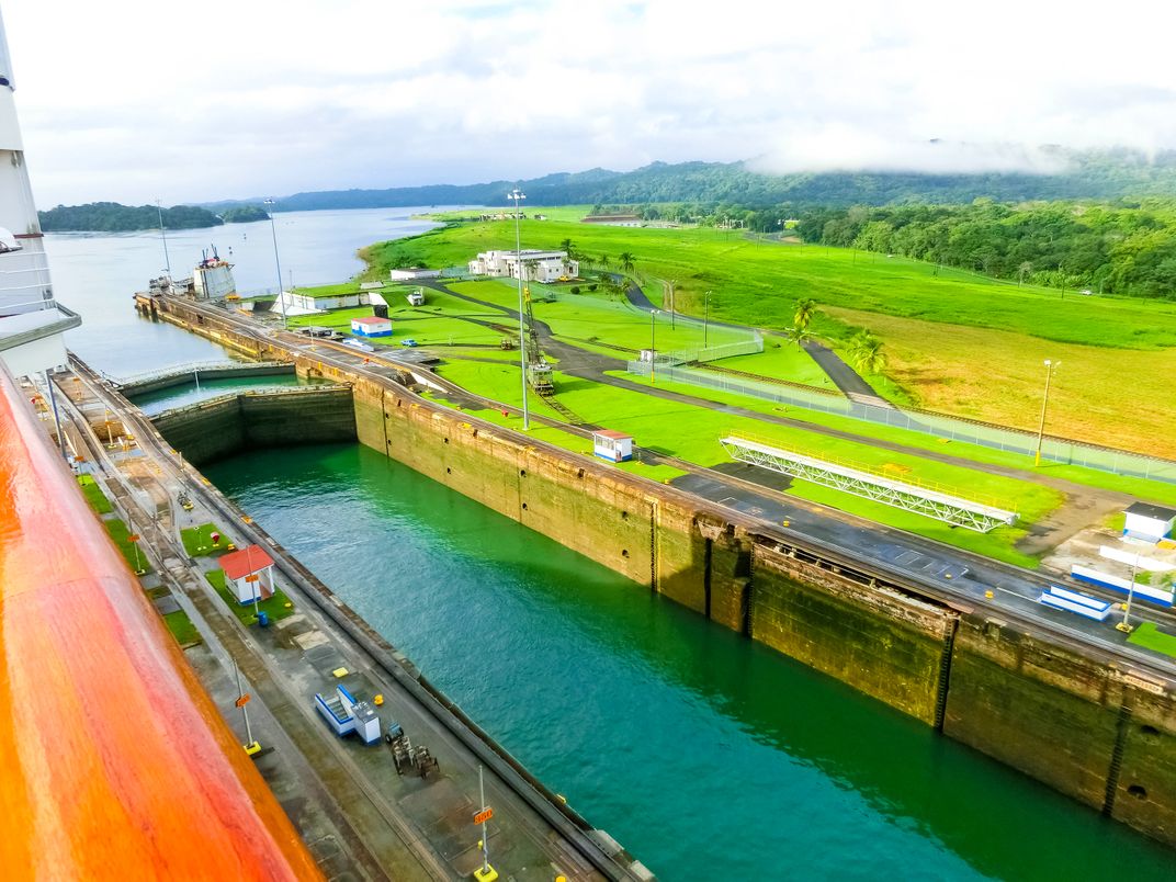 Lock in the Panama Canal