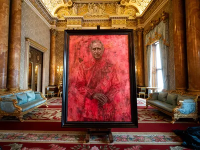 Charles III Unveiled His First Official Portrait as King. Is It Too Red? image