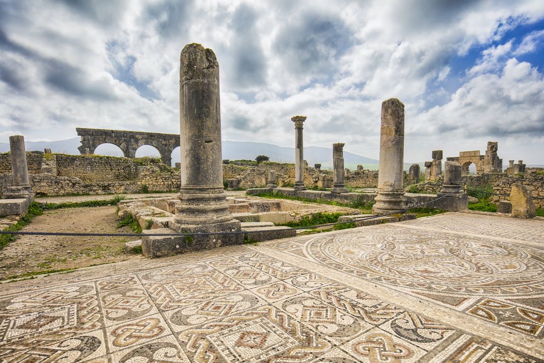 The Roman ruins of Volubilis, a World Heritage site