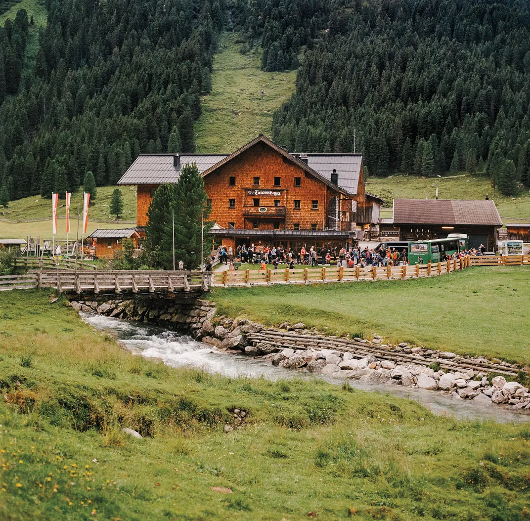 The Krimmler Tauernhaus, where Liesl Geisler-Scharfetter sheltered refugees in 1947.