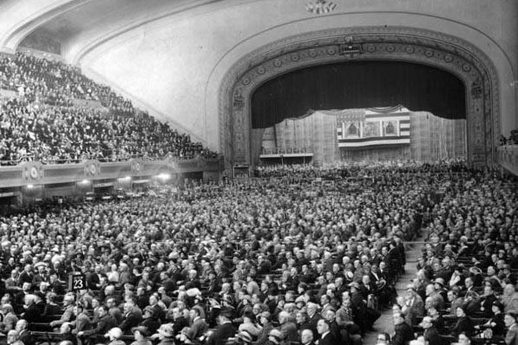 Republican Convention in session