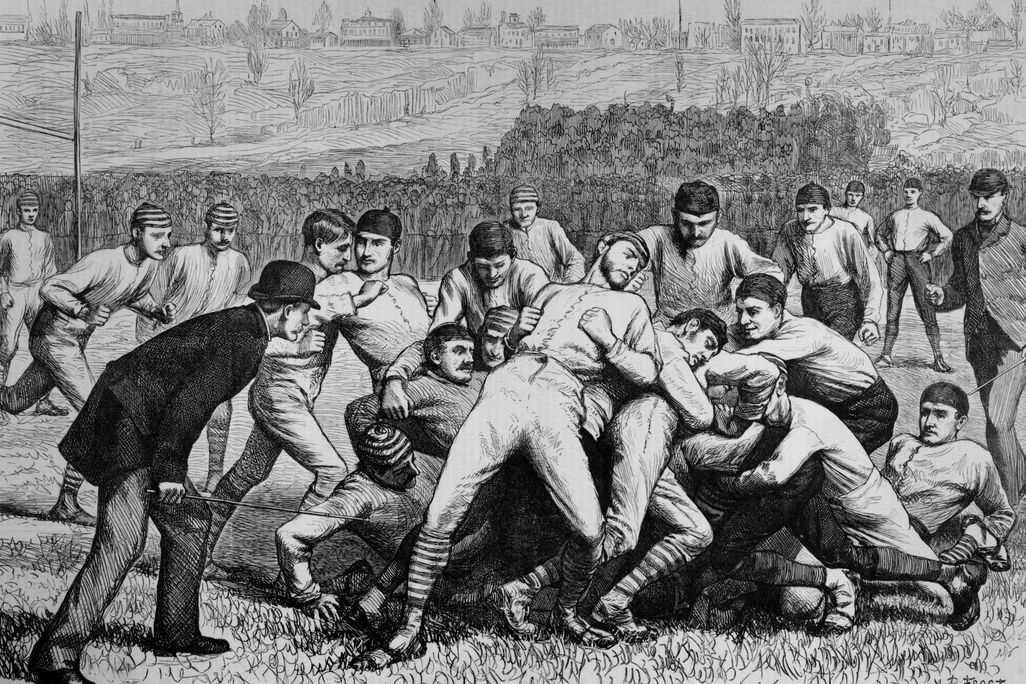 1879 football match between Yale and Princeton