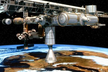 Artwork of the International Space Station
