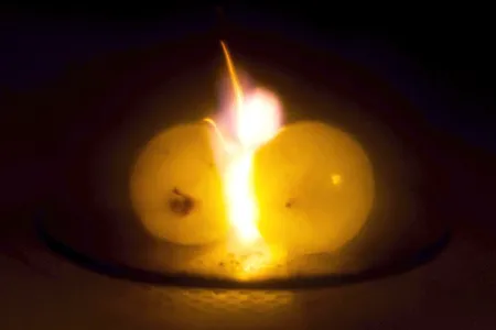 The researchers found that an electromagnetic "hotspot" is responsible for producing the burst of plasma